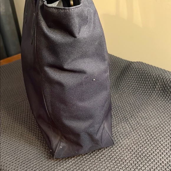VINTAGE Ralph Lauren Navy/Black Tote Bag with Gold Emblem - Picture 6 of 8